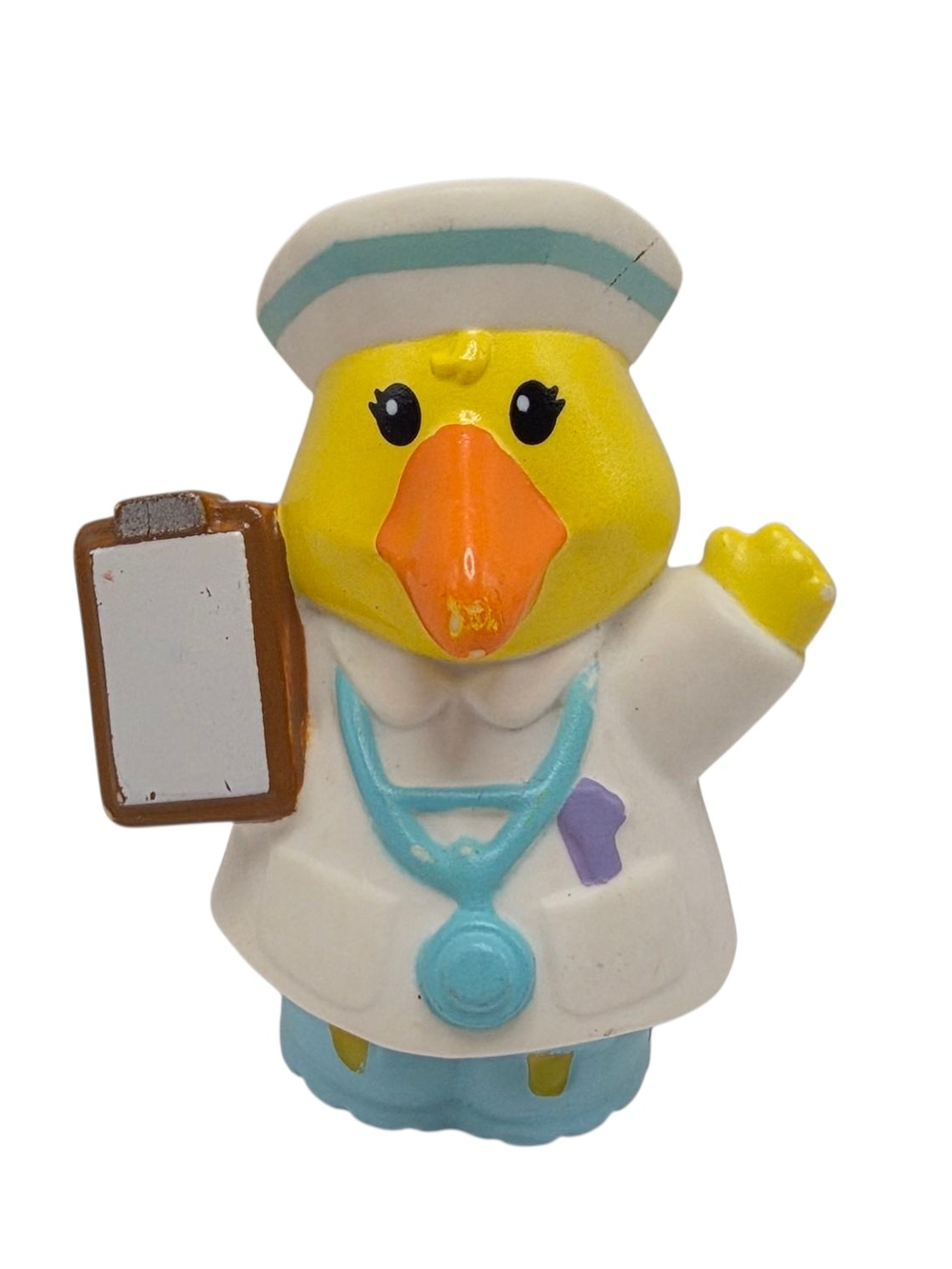 Fisher Price Little People Animalville Dr. Duck Carin Gosling Goose Nurse 2009